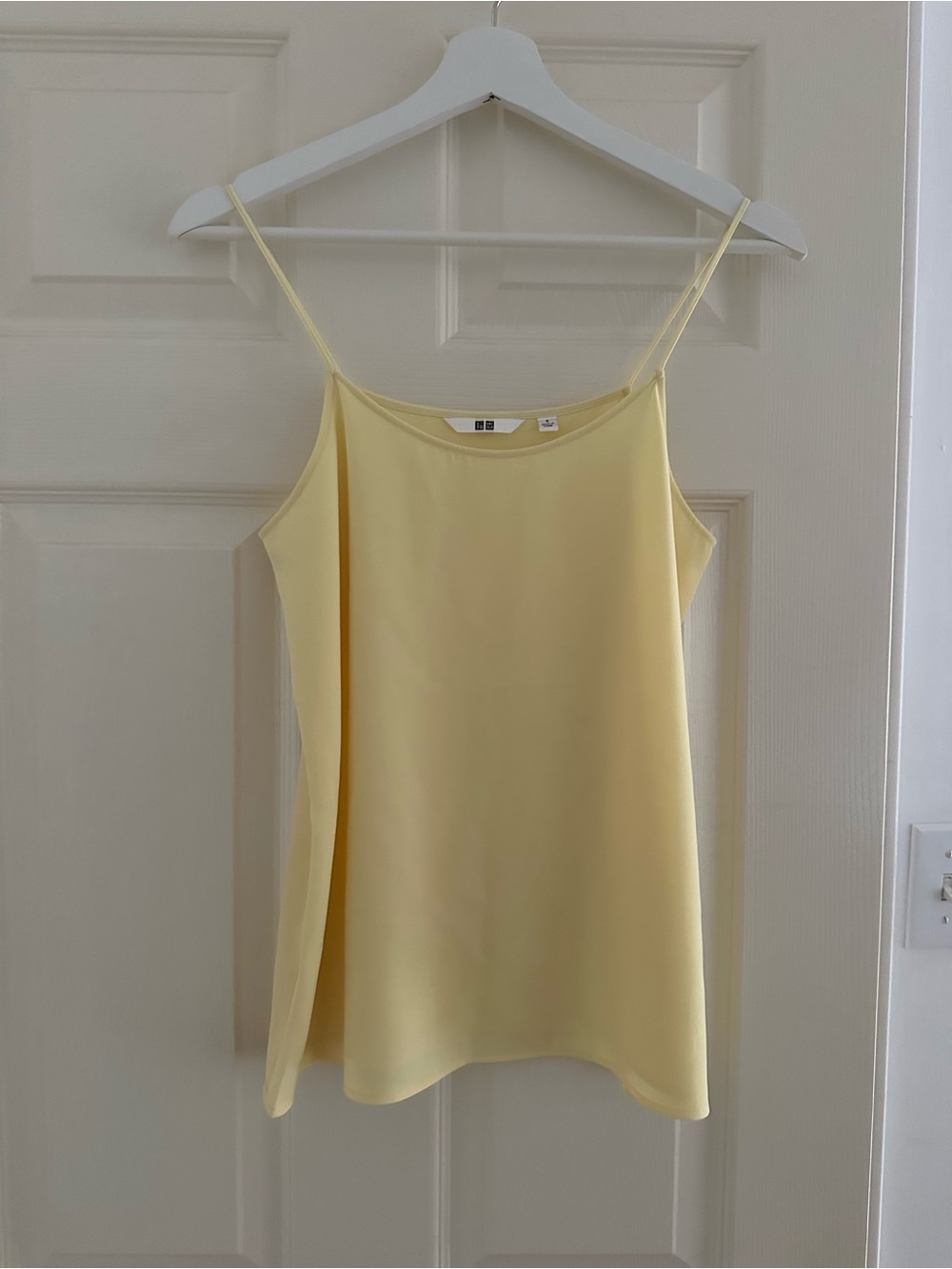 Uniqlo Butter Yellow Spaghetti-Strap Cami